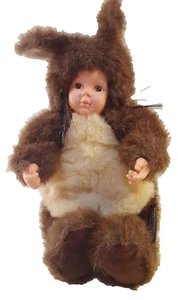 1998 Anne Geddes Baby Eichhörnchen Puppe 8 Zoll groß Plüsch Stofftier RAUCHFREI ZUHAUSE!! - Bild 1 von 11