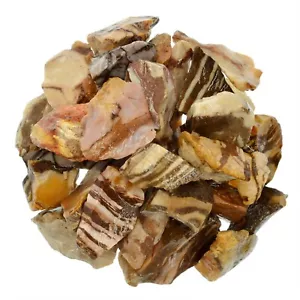 1/2 lb Zebra Jasper Rough Stones - Jewelry Making Craft Rocks Tumbling - Picture 1 of 9