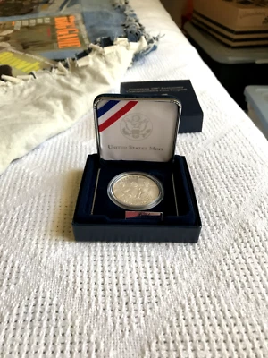 2007-P JAMESTOWN 400th Anniversary PROOF Silver Dollar w/US Mint OGP - Box & COA - Image 1 of 4