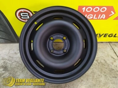 Cerchio in Ferro da 15 Pollici per PEUGEOT 206 / SW - 208 - 301 - Immagine 1 di 3