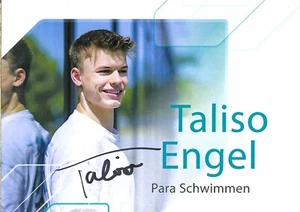 Autogrammkarte Taliso Engel 10x15 cm * Let‘s Dance & RTL * 2025 Para Schwimmen - Bild 1 von 1