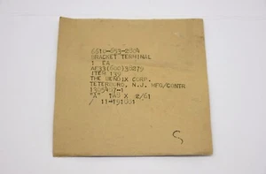 Bendix Bracket Terminal Aircraft Part - 139 6610-653-2804 1305487-1 11-191881 - Bild 1 von 7