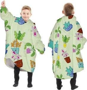 Felpa con cappuccio coperta oversize KEPLIN - Foto 1 di 3