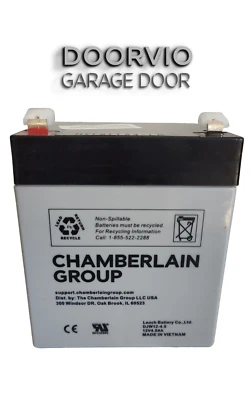 Chamberlain Group (LiftMaster) batería de respaldo repuesto OEM NUEVO Foto 1 de 3