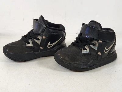 Nike Kyrie Toddler Boy Size 6C Black Silver Sneakers Shoes DD0333-005 - Image 1 of 4