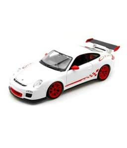 KINSMART DISPLAY 1:36 2010 PORSCHE 911 GT3 RS 5" Diecast Car White Color KT5352D - Picture 1 of 4