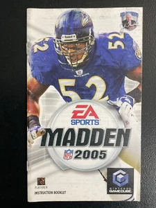 Madden NFL 2005 Nintendo Gamecube solo manual de instrucciones - Imagen 1 de 4