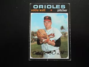 EDDIE WATT 1971 TOPPS BASEBALL CARD # 122 - Picture 1 of 5
