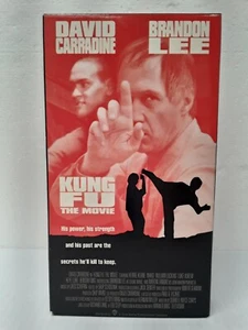 Kung Fu The Movie (1986 VHS) Martial Arts Action David Carradine Brandon Lee VG - Picture 1 of 4
