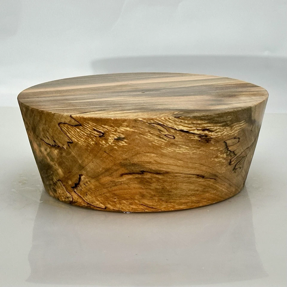 BUCKLEY SHOP WORKS SPALTED MAPLE BOWL BLANKS, 10"X3.5" BULK LISTING, WOOD LATHE TURNING STOCK