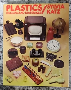 Plastics: Designs and Materials by Katz ▪︎ Radio, TV, Jewelry, Catalin, Bakelite - Picture 1 of 8