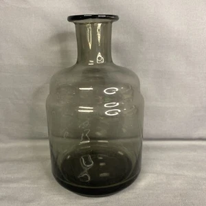 Apothecary Jar Vase Smokey Gray 7” - Picture 1 of 5