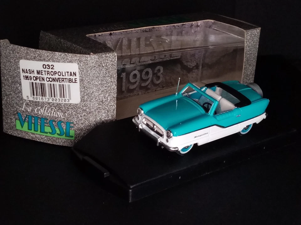 1/43 Nash Metropolitan 1959 open convertible Vitesse 032 La Collection Made in P - Photo 1/1