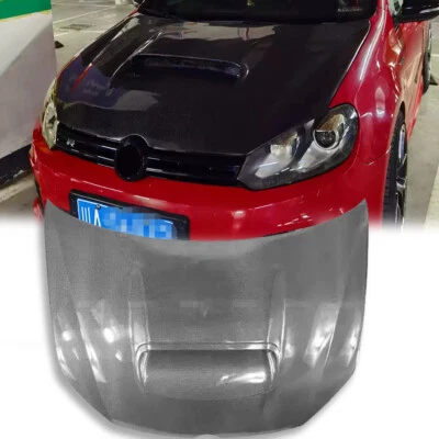Capó ventilado de fibra de carbono para Volkswagen Golf 6 MK6 GTI R20 Foto 1 de 4