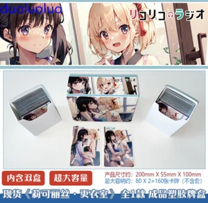 Anime Lycoris Recoil Game Card Storage Box Card Box Plastic Card Box Gift - Picture 1 of 1