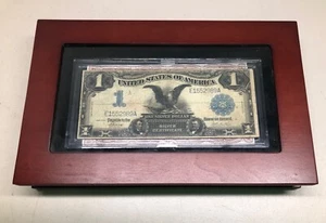 Billete de un dólar de plata de 1 dólar de Estados Unidos de 1899 Black Eagle tamaño grande - Imagen 1 de 9