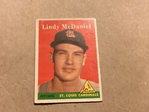 1958 Topps Baseball #180 Lindy McDaniel - Near Mint - Great Corners - No Creases