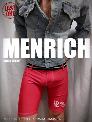 RUFSKIN PATRÓN NATACIÓN JAMMER BIKER GIMNASIO. ROJO OPACO. MEDIANO. RARO🌈GAY N2N CERDO DESAGRADABLE Foto 1 de 4