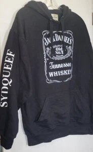 Jon Lauren Jack Daniels Size XL Tennessee Whiskey Liquor Black Hoodie Sweatshirt - Picture 1 of 4