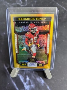 Kadarius Toney Score RC Gold Zone Auto /50 A2 - Picture 1 of 1