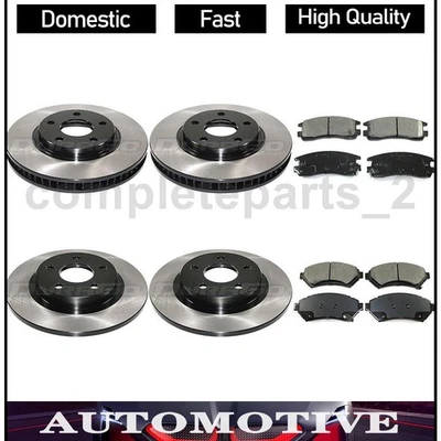 Juego de pastillas de freno de disco rotor de freno de disco para Buick Park Avenue DuraGo 2003-2005 6 piezas Foto 1 de 4