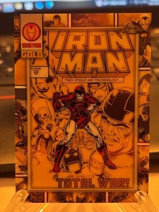 2025 Topps Chrome Marvel Iron Man Gold Refractor Total War IM-5 - Bild 1 von 1