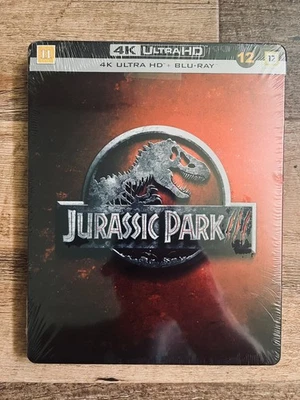 Jurassic Park III 3 w. Steelbook (4K UHD + Blu-ray, EU Import, Region Free) NEW Foto 1 de 4