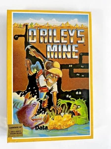 Vintage 1983 O'Riley's Mine Commodore 64 Video Game Disk & Tape Datasoft USA - Picture 1 of 24