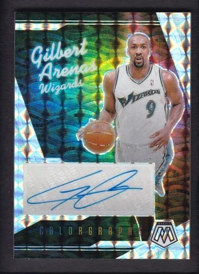 2024-25 GILBERT ARENAS AUTO PANINI MOSAIC COLORGRAPHS AUTOGRAPHS - Image 1 of 2