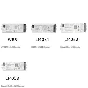 5 in1 WIFI WB5 Zigbee BT Mesh 2.4G RF LM05x Dual RGB RGBW RGB+CCT LED Controller - Picture 1 of 28