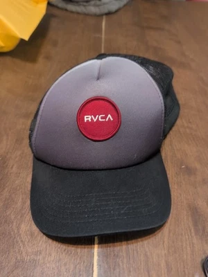 RVCA Snapback Sombrero Negro Gorra RVCA Sombrero Ajustable Adulto Ajuste Sombrero Negro Foto 1 de 4