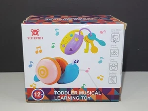 Toddler Musical Learning Snail Toy Developmental - Picture 1 of 3
