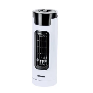 Mini Tower Fan Portable Air Cooling Desktop Oscillating 3 Speed Remote Control - Picture 1 of 7