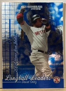 David Ortiz 2005 Donruss Longball Leaders #LL-5 /1500 M18 - Foto 1 di 1