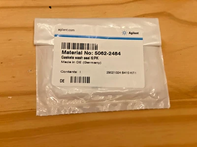 Vedação de lavagem Agilent 5062-2484 gaxetas - Pacote com 6 - NOVO NA BOLSA. - Imagem 1 de 3