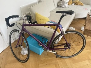 Müsing Rennrad Lila, Guter Zustand, Seltene Original Lackierung, Shimano Ultegra - Bild 1 von 5