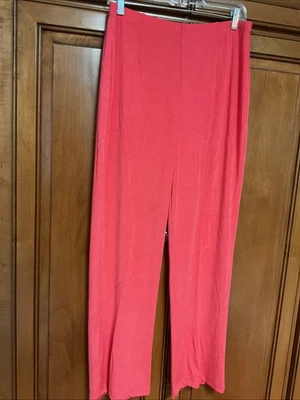 NUEVO CON ETIQUETAS - CHICO’S Travelers” Sin Abdomen Talla 2R (L 12-14) Pantalones Pull On CORAL Elastizados Foto 1 de 4
