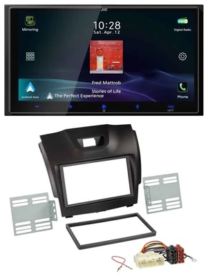 JVC USB Bluetooth 2DIN DAB MP3 Autoradio für Isuzu D-Max ab 2012 dunkelgrau - Bild 1 von 4