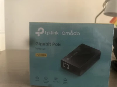 TP-Link Omada TL-POE150S Gigabit Poe Injector Black - Image 1 of 2