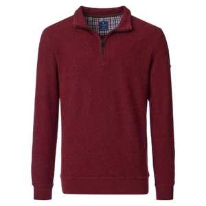 Redmond Herren Sweatshirt Troyer Pullover rot 252900700 500 - Picture 1 of 4