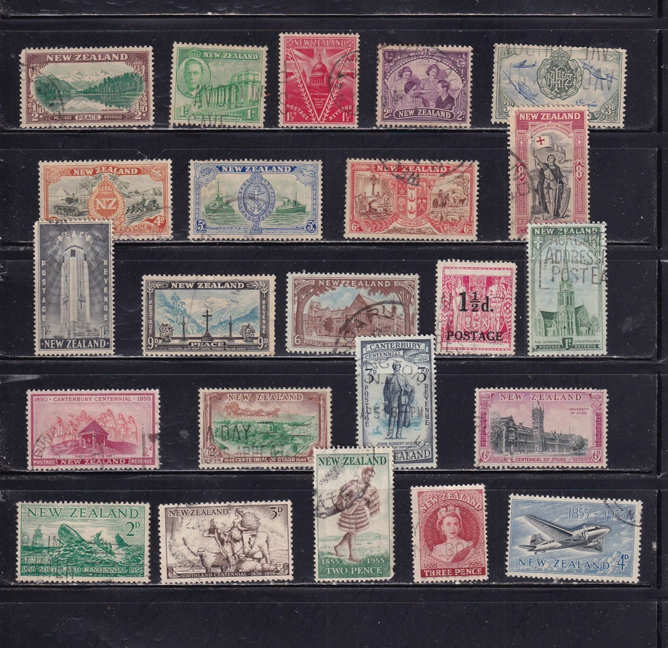 New Zealand Selection of Older Stamps 1 - Image 1 of 1