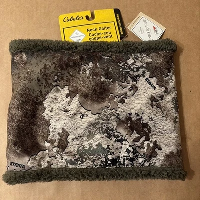 Cabela’s Neck Gaiter Strata Camo Windstopper 1 Size Fits Most With Tags - Image 1 of 4