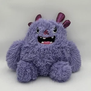 Hug Luv lila Monster Plüschtier mit rosa Herzen 16 Zoll - Bild 1 von 21