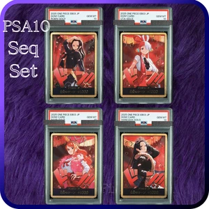 PSA 10 DON!! Nami Uta Robin Boa Set Oro EB03 Una Pieza Tarjeta Heroínas Edición - Imagen 1 de 2