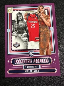 Franquicia Panini WNBA Donruss Kiki Iriafen 2025 características púrpura prueba de prensa radiocontrol - Imagen 1 de 2