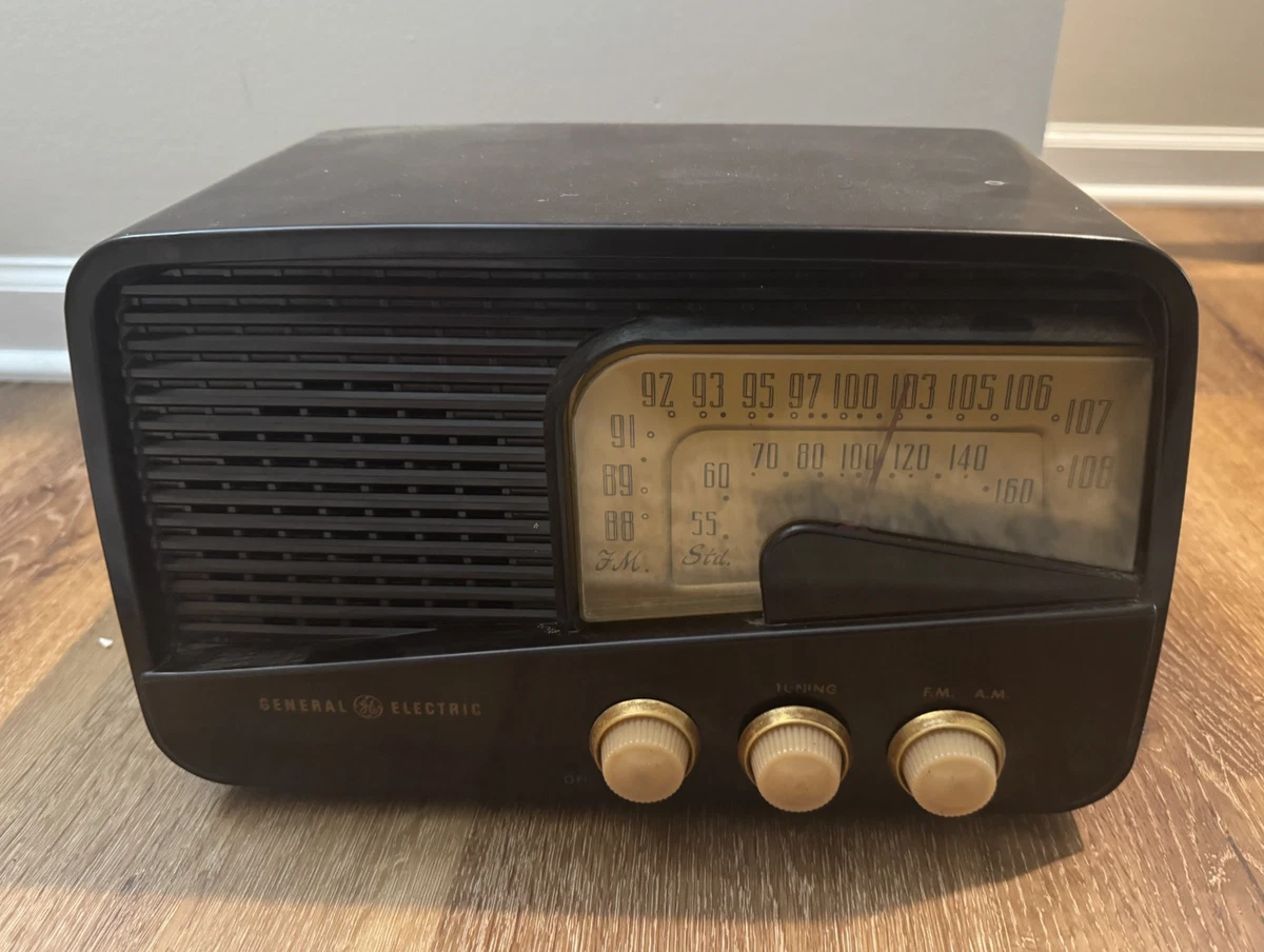 GENERAL ELECTRIC ラジオ時計　1950製MADE IN USA GENERAL ELECTRIC ラジオ時計 1950製MADE IN USA JENERAL ELECTRIC