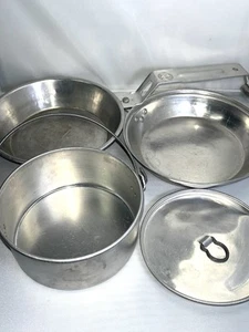 VINTAGE Boy Scouts Of America Official Mess Kit Cook Set Camping - Picture 1 of 14