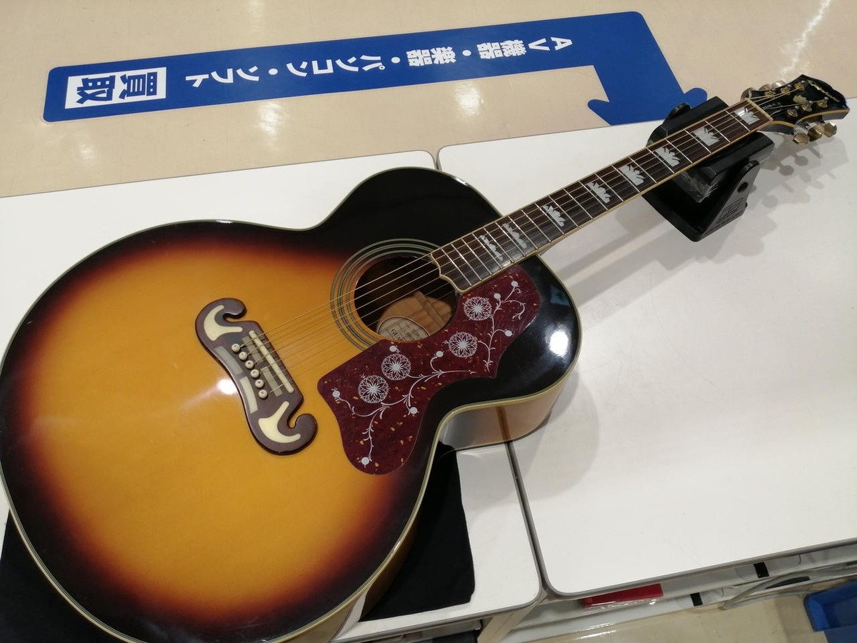 Epiphone EJ-200NA ソフトケース付 Yahoo!オークション -「epiphone ej-200」(エピフォン) (本体)の