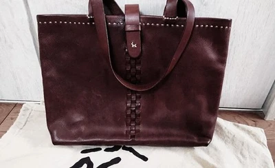 Nuevo Bolso de Mano Henry Cuir PERTINENT Marrón Moka W 32cm H 26cm D 7cm Talla Raro Foto 1 de 4