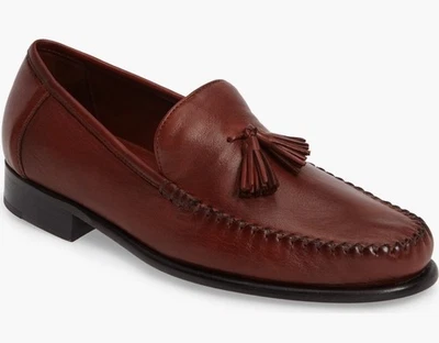 Mocassim Robert Zur “ELON” ajuste de luva marrom escuro borla tamanho 11 MSRP $315 - Imagem 1 de 4